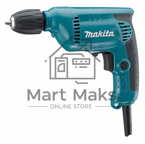 Дрель Makita 6413, 450 Вт, сетевая, безударная