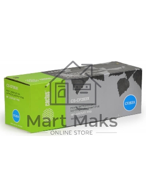 Картридж лазерный Cactus CF283X (CS-CF283X) черный (2200 стр.) для принтеров HP LaserJet Pro M225dn/M201/M202