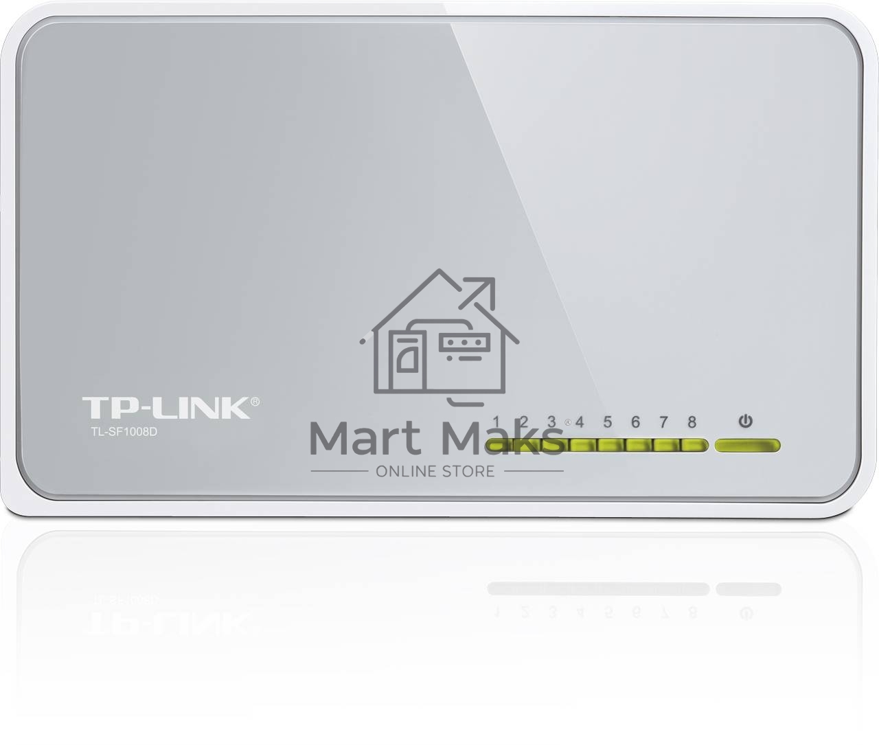 Коммутатор TP-Link SOHO TL-SF1008D Коммутатор 8-port 10/100M mini Desktop Switch, 8 10/100M RJ45 ports, Plastic case