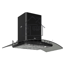 Вытяжка каминная Elikor Аметист 60П-430-К3Д черный/тонир, 60 см, 430 куб. м/ч, 54 дБ