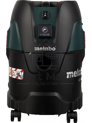 Пылесос строительный Metabo ASA 25 L PC 602014000 Пылесос 1250вт,розетка,ручн.очистка, бак 25л, вес 8.3 кг