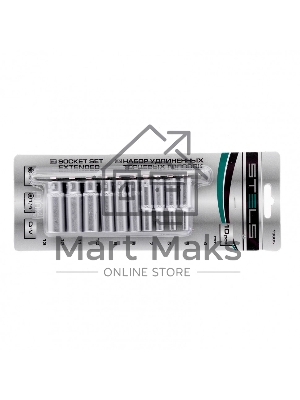 Набор удлиненных торцевых головок 1/4