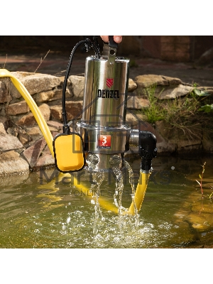 Насос Denzel DP1100X дренажный 1100Вт подъем 11м 15500л/ч
