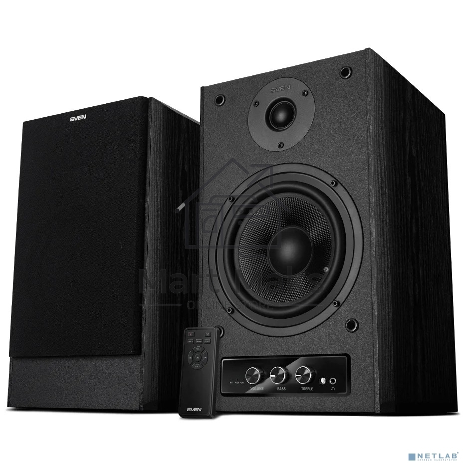 Колонки SVEN АС MC-30, черный (200 Вт, Bluetooth, пульт, Optical)
