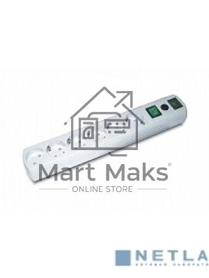 Сетевой фильтр Most RG 10 м (6 розеток) белый (коробка)