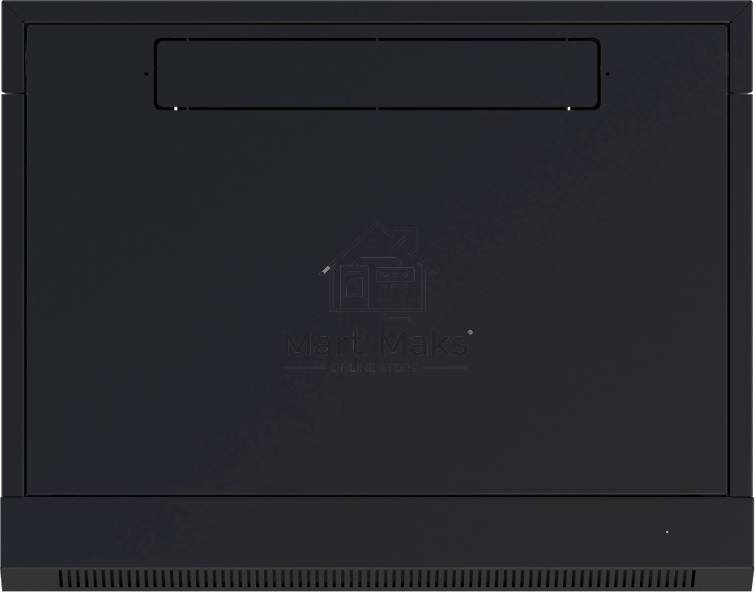 Шкаф коммутационный NTSS (NTSS-W9U6060GS-BL) настенный 9U 570x600мм пер.дв.стекл 60кг черный 22кг