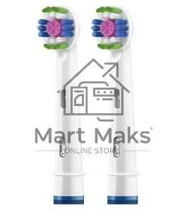 Насадка для зубных щеток Oral-B 3D белый (упак.:4шт)