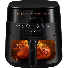 Аэрогриль Polaris PAF 8003W черный, 1800 Вт, 7.5 л, сенсор, 8 программ