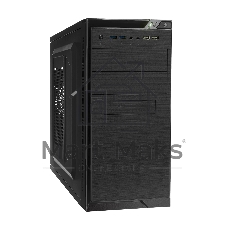 Компьютерный корпус Minitower ExeGate QA-412U-UNS450 (mATX, БП UNS450 с вент. 12см, 2хUSB+2хUSB 3.0, аудио, черный)