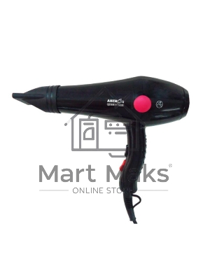 Фен Аксион ВС11, 1800 Вт, 2 скоростных режима, 3 температурных режима, подача холодного воздуха, насадка-концентратор 2 шт, защита от перегрева