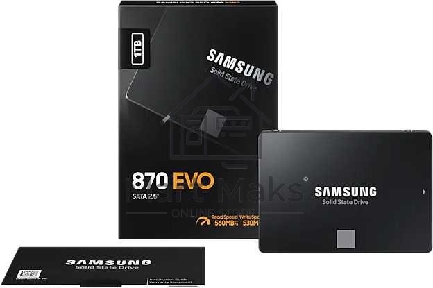 Накопитель SSD Samsung 870 EVO, 1TB, SATA III, 2.5