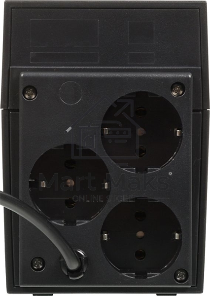 Источник бесперебойного питания Powercom Raptor RPT-1000A EURO 600Вт 1000ВА черный