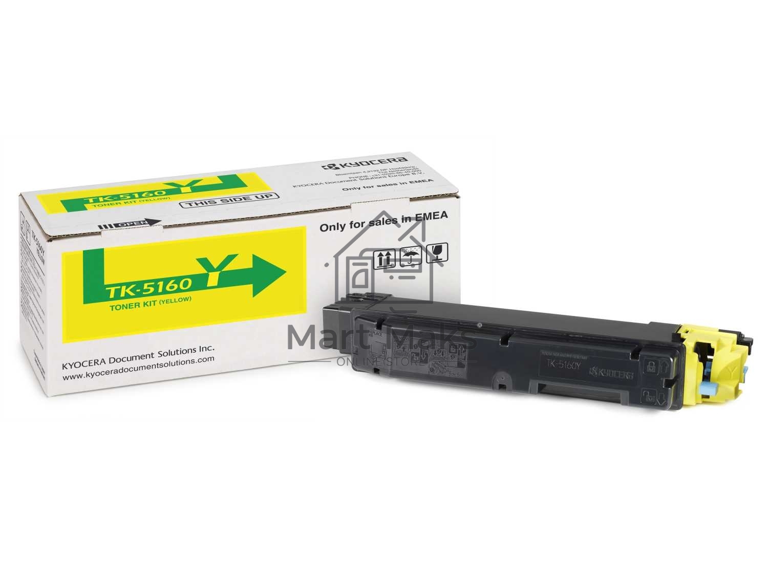 Картридж лазерный Kyocera TK-5160Y (1T02NTANL0) желтый для P7040cdn 12000 стр