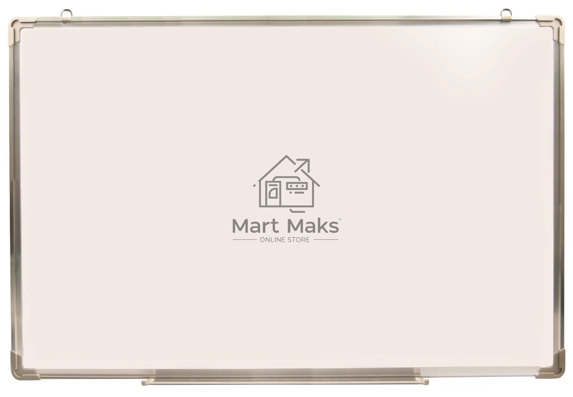 Доска магнитно-маркерная Buro, лак, 60x90см, алюминиевая рама, лоток для аксессуаров