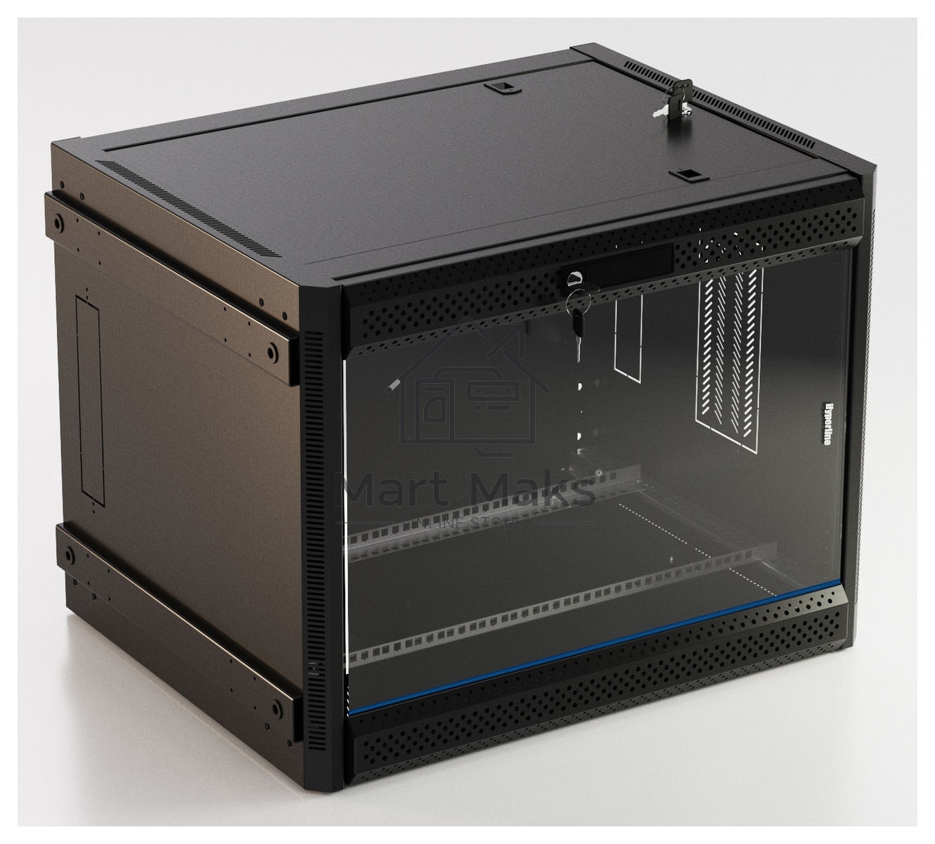 Шкаф телекоммуникационный настенный Hyperline TWB-FC, 19
