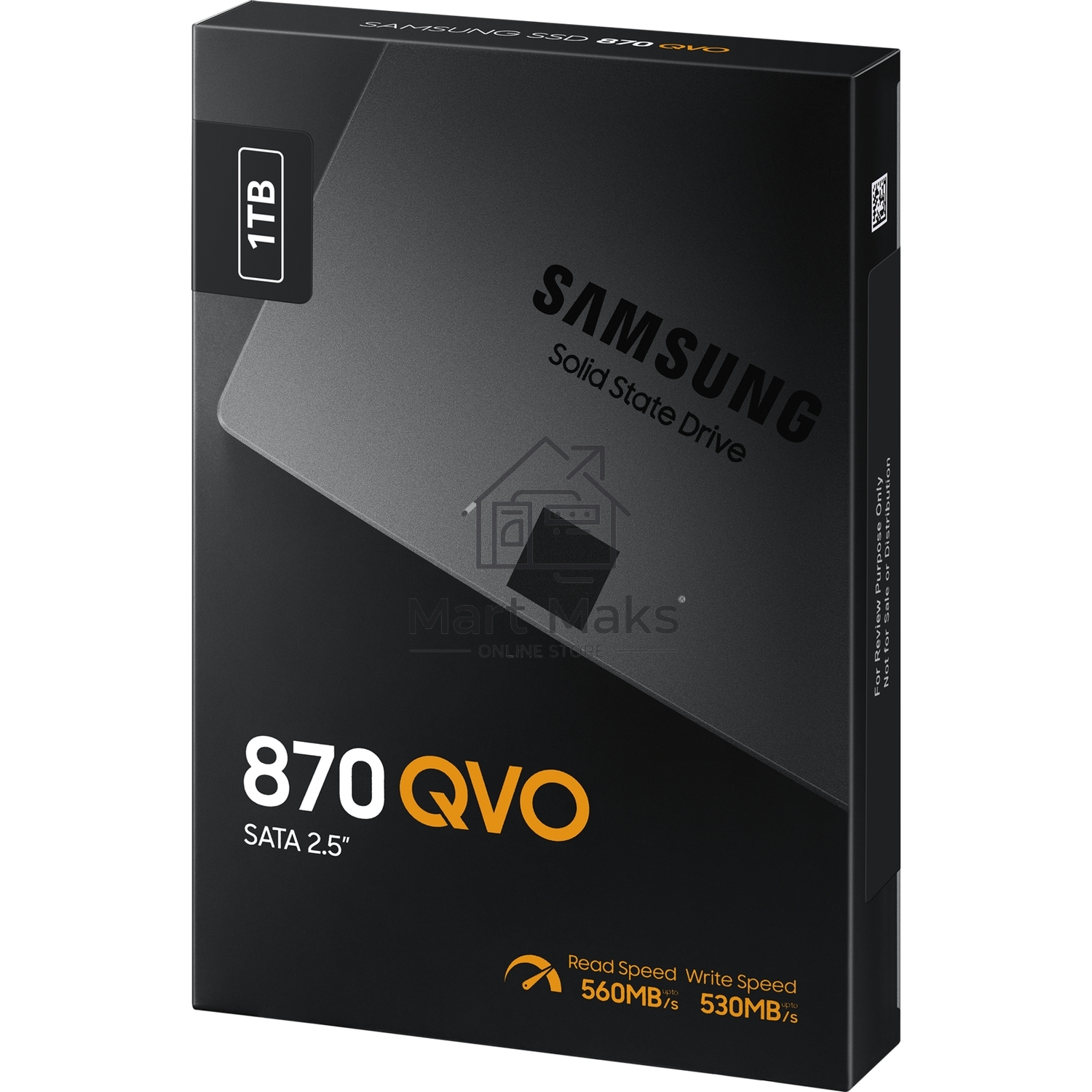 Накопитель SSD Samsung 870 QVO, 1TB, SATA III, 2.5