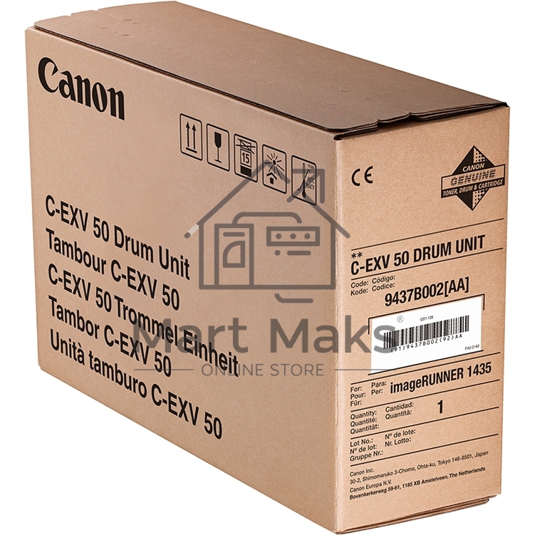 Барабан Canon C-EXV50 Drum Unit (9437B002AA 000), Black черный, 35500 стр, для IR1435/1435i/1435iF