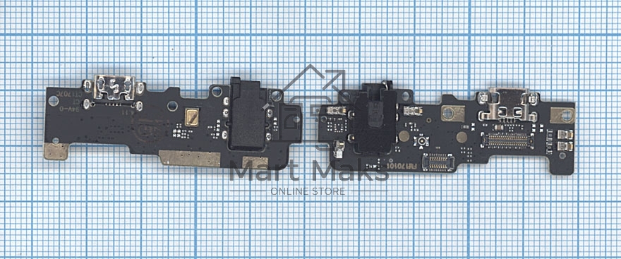 Плата разъема питания с аудио разъемом для Meizu M3E