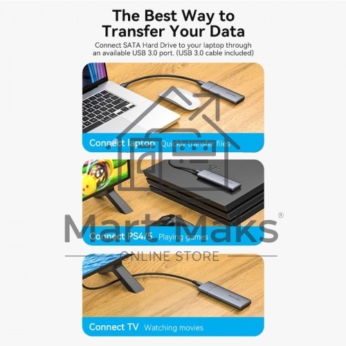 Корпус для SSD Vention USB 3.1 Gen 2-C M.2 NGFF (B-Key/B&M Key) Серый