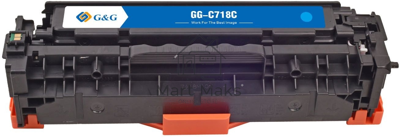 Картридж лазерный G&G GG-C718C голубой (2900стр.) для Canon MF8330i/MF8330/MF8350/LBP7200