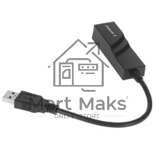 Сетевой адаптер Ethernet Gembird NIC-U11, USB 3.0 - Gigabit Ethernet adapter, пластик, белый, RTL8153