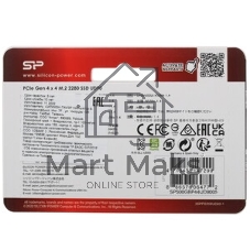 Накопитель SSD Silicon Power PCI-E 4.0 x4 500Gb SP500GbP44UD9005 M-Series UD90 M.2 2280