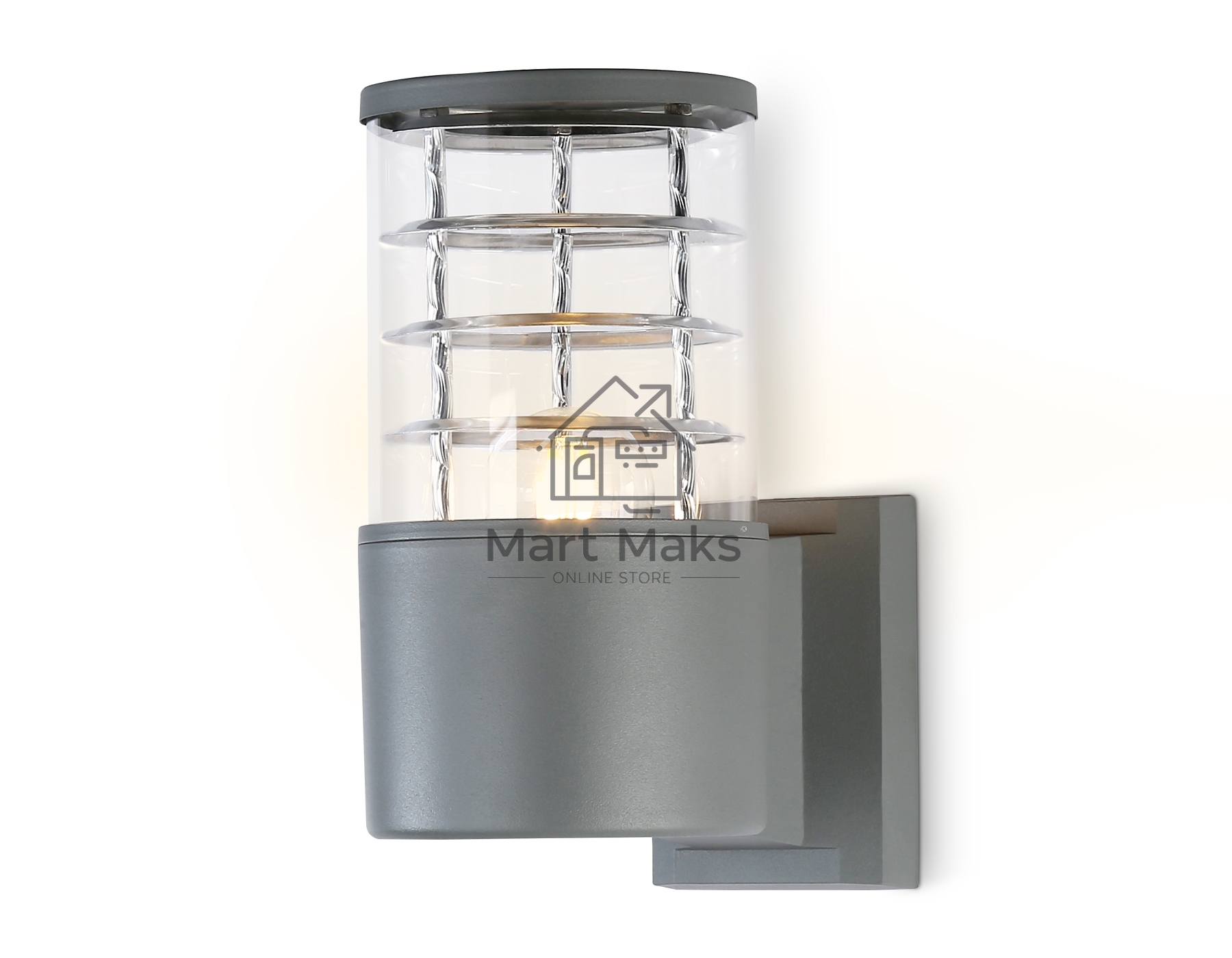 Светильник Ambrella light ST2521 GR/CL серый/прозрачный IP54 E27 max 40W 200*110*155