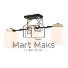 Светильник Ambrella light TR303046/3 BK/GD черный/золото E27/3 max 60W 540*100*270