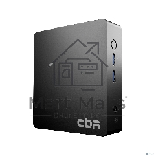 Мини-ПК CBR MiniPC-SMCR-DT03/ N4500/ AC WIFI/ RJ45/ 8G LPDDR4 (4G LPDDR4*2)/ 256G PCIe Gen3/ Plastic housing/ 12V 3A adaptor