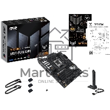 Материнская плата ASUS TUF GAMING X870-PLUS WIFI, AM5, AMD X870, 4xDDR5, 2xSATA, 4xM.2, 1xPCIe 5.0 x16, HDMI, USB Type-C, 1x2.5Gb LAN, Wi-Fi 7, Bluetooth, 5x3.5 мм, 7.1, ATX