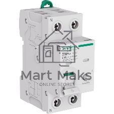 Автоматический выключатель дифф. тока (АВДТ) Systeme Electric S9D51616 Systeme9 1P+N C 16A 6kA 30мА Тип-AC 230В