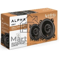 Колонки автомобильные Infinity Alpha 403F (без решетки) 320Вт 88дБ 4Ом 10см (4дюйм) (ком.:2кол.) коаксиальные трехполосные
