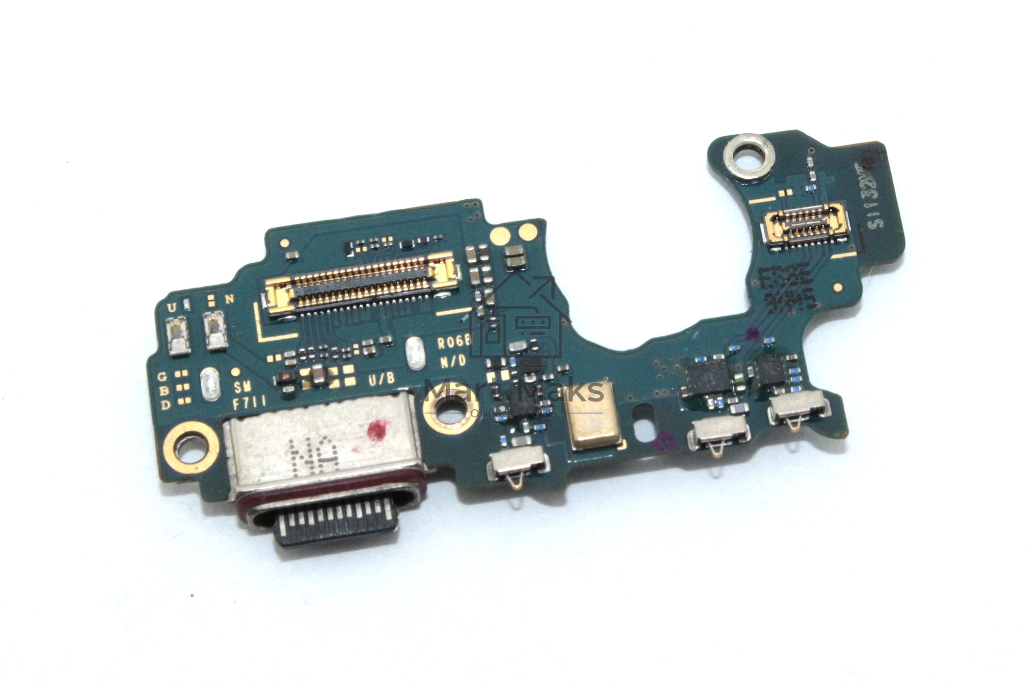 Нижняя плата (шлейф) с разъемом зарядки и микрофоном для Samsung Galaxy Z Flip3 (F711B)
