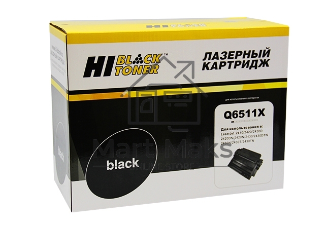 Расходные материалы Hi-Black Q6511X  Картридж для HP LJ 2410/2420/2430 (Hi-Black) Q6511X, 12К