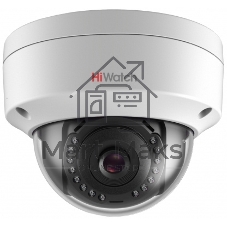 Видеокамера IP Hikvision HiWatch DS-I252 4-4мм цветная корп.:белый