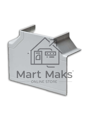 Тройник накладной 90град. 100х60/40 бел. Рувинил ТРН-100х60 Тройник накладной 90град. 100х60/40 бел. Рувинил ТРН-100х60