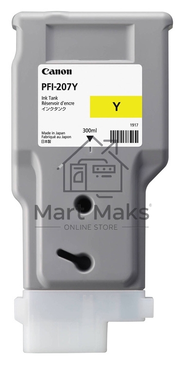 Картридж струйный Canon PFI-207 Y желтый для для iPF680/685/780/785 300ml (8792B001)
