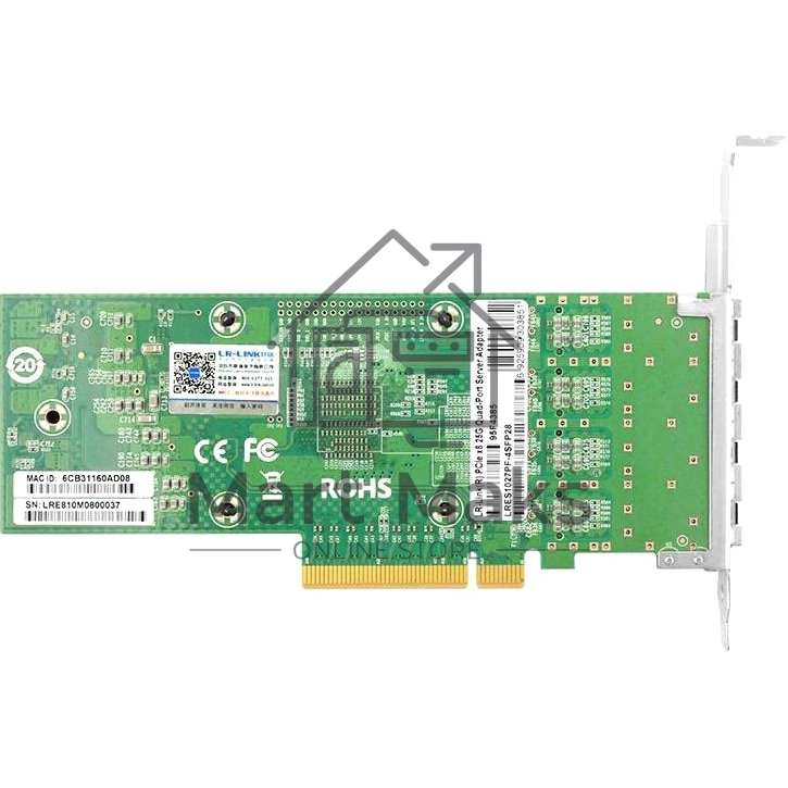 Сетевая карта LRES1027PF-4SFP28 PCIe v4.0 x8 4*SFP28 10/25G NIC Card (303851)