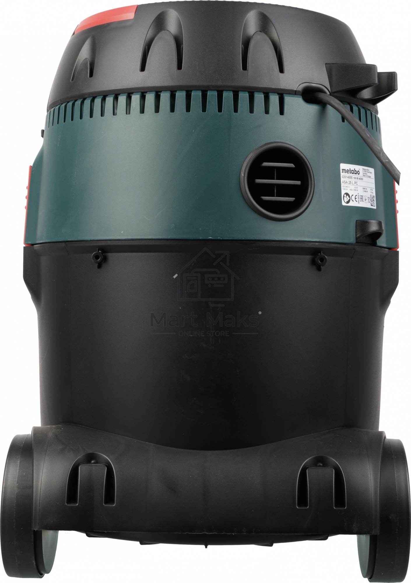 Пылесос строительный Metabo ASA 25 L PC 602014000 Пылесос 1250вт,розетка,ручн.очистка, бак 25л, вес 8.3 кг