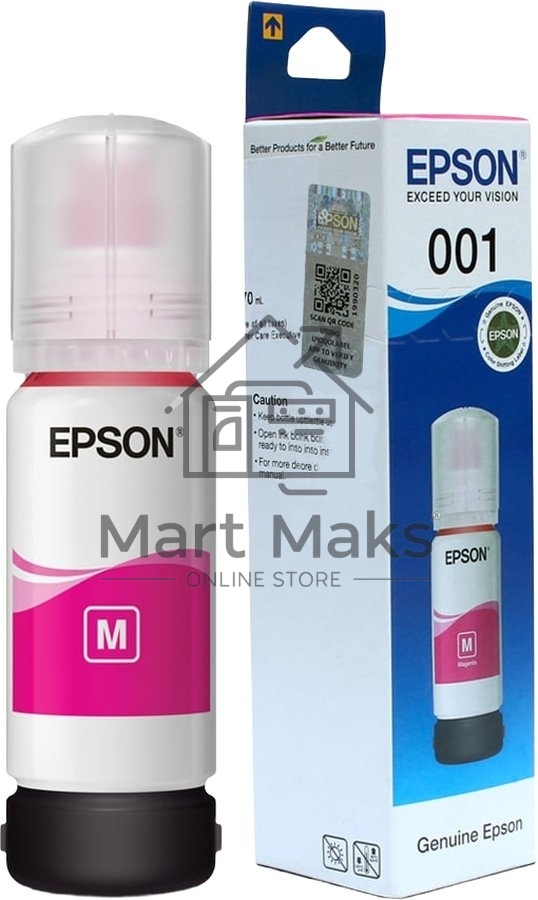 Чернила EPSON C13T00V398 пурпурный (65 мл) для L11050, L1110, L1210, L3101, L3110, L3156, L3210, L3215, L3216, L3250, L3256, L3258, L3260, L3550, L3556, L5290