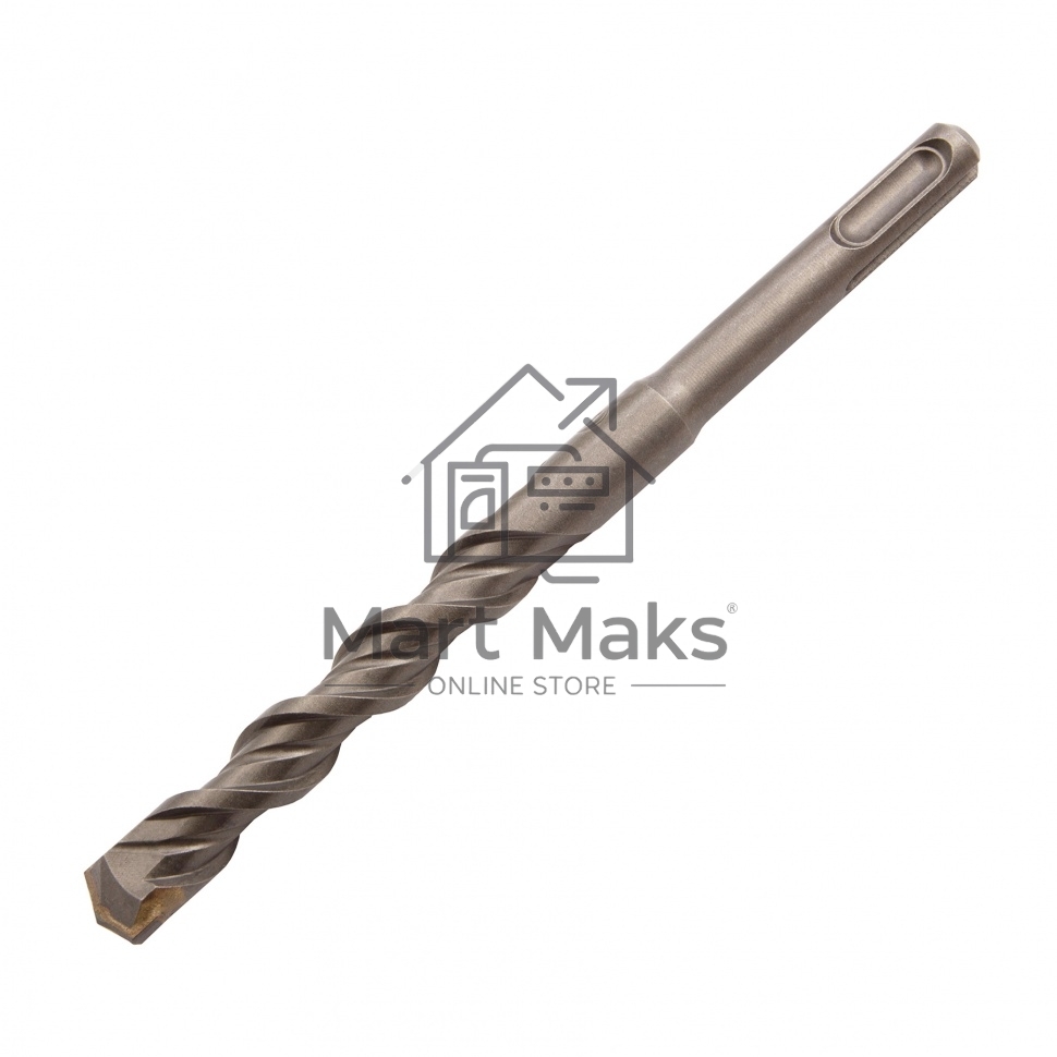 Бур по бетону, двойная спираль, Cobalt W-tip, 14x160 мм, SDS PLUS Denzel