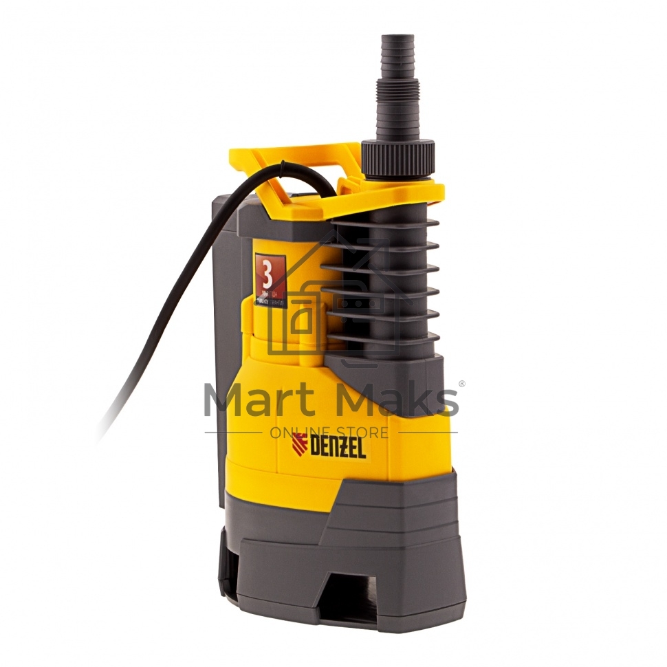 Насос Denzel DPХ950 дренажный х-pro 950Вт подъем 8.5м 15500л/ч