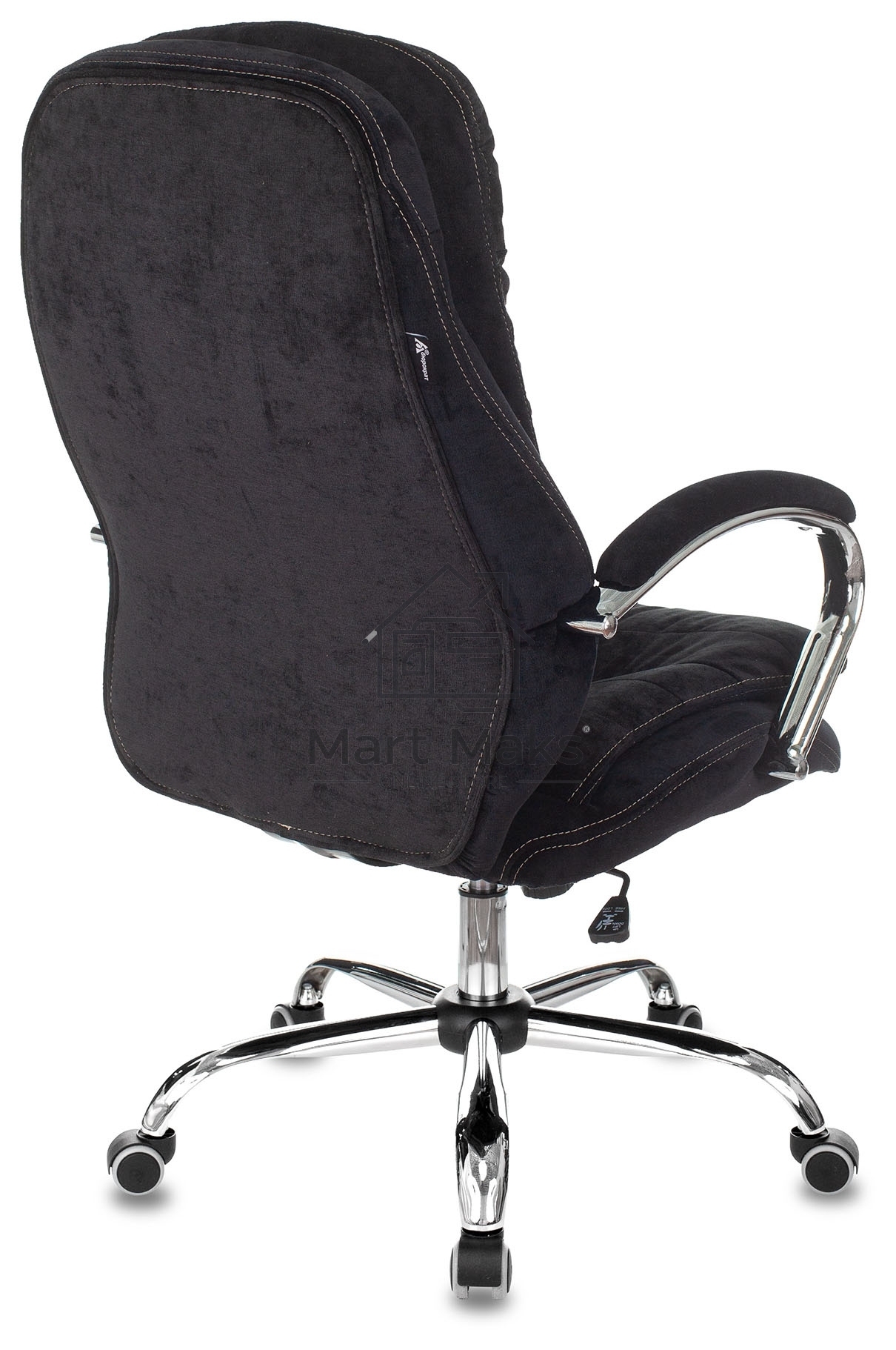 Кресло руководителя Бюрократ T-9950SL Fabric черный Light-20, крестовина металл хром