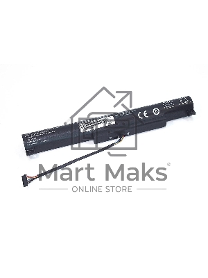 Аккумуляторная батарея для ноутбука Lenovo B50 (L14S3A01) 10.8V 2200mAh OEM черная