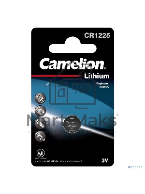 Элемент питания литиевый Camelion CR CR1225 BL-1 (блист.1шт) 3 В