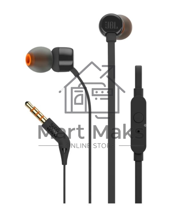 Наушники проводные JBL T110 черный