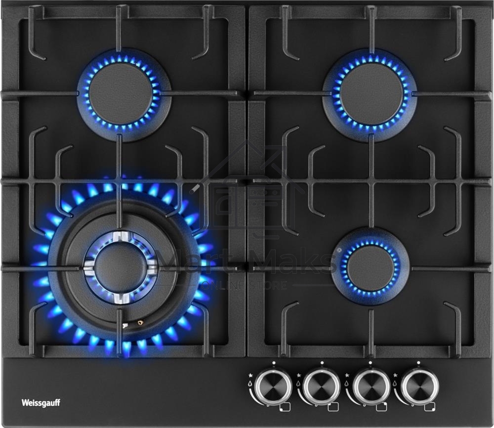 Газовая панель Weissgauff HGG 641 BV Nano Matt Glass