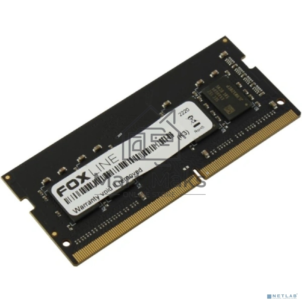 Оперативная память Foxline, DDR5, 8GB (1x8 GB), 4800 MHz, CL40, SO-DIMM