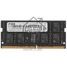 Оперативная память Foxline, DDR4, 16GB (1x16 GB), 3200 MHz, CL22, SO-DIMM