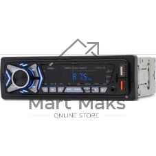 Автомагнитола Digma MCP-227B, 1 DIN, Bluetooth, USB Type-A, AUX, пульт ДУ